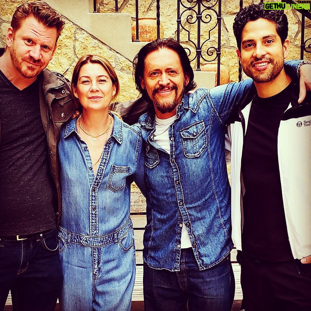 Ellen Pompeo Instagram - GOODFELLAS For real. I have known these guys forever and they are more than friends...they truly are family. I Love them all so much. Not only are they great actors but they are just as decent as human beings can get. @dizmihok @adamrodriguez @mrwupass ❤️