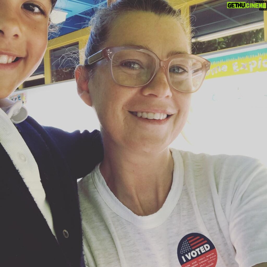 Ellen Pompeo Instagram - My voting squad ❤️