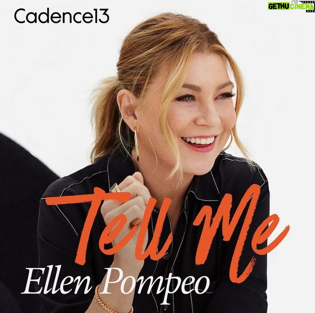 Ellen Pompeo Instagram - FYI... this is my podcast not a mixtape!!🎙 You can now listen to Tell Me wherever you find your podcasts! Link is in my bio.