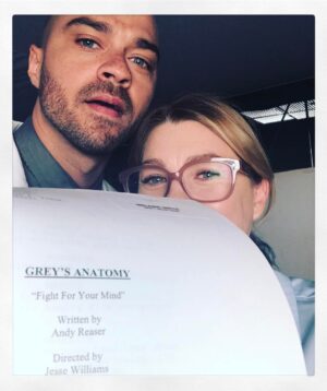 Ellen Pompeo Instagram - @ijessewilliams gets to boss me around for nine days... oh lord #paybackmightbeabitch #ishouldaknownthisdaywouldcome