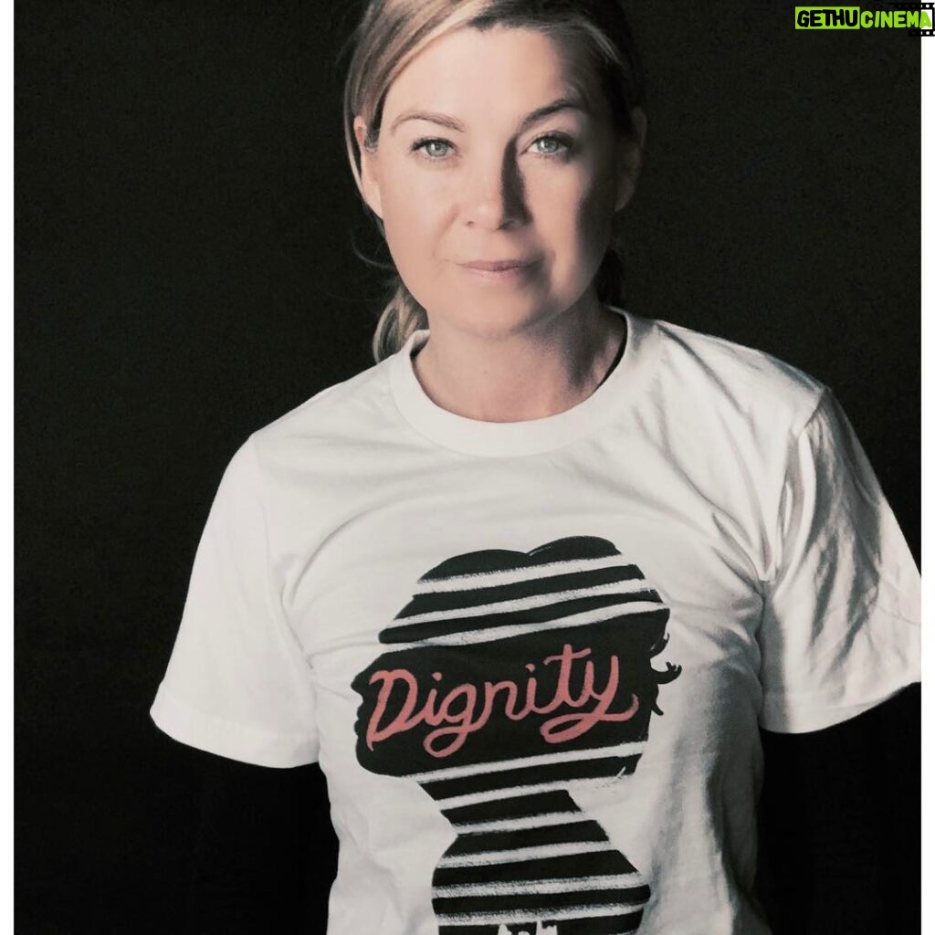 Ellen Pompeo Instagram - It’s time to restore dignity to incarcerated women and reform the criminal justice system. Join me and support #cut50! Buy a tee and support omaze.com/dignity