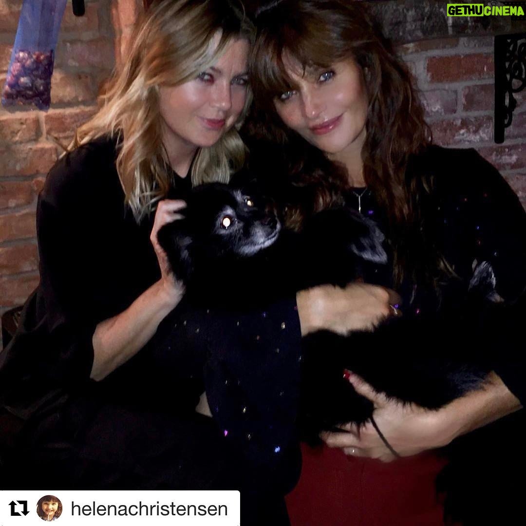 Ellen Pompeo Instagram - I miss you and your shiny apple cheeks already.... š#Repost @helenachristensen with @repostapp ć»ć»ć» We used the app 'Instant shiny apple cheeks' @ellenpompeo - Happy birthday sweet girl ā¤ļøšš So thrilled I get to spend it with you š· @hellmannsam š¶ Grizz