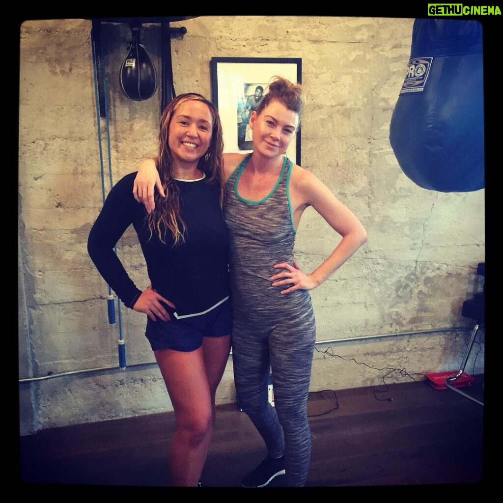 Ellen Pompeo Instagram - If your in L.A. Go check out my girl @nicolewinhoffer classes for a killer workout! Visit her IG for the info! First class tomorrow 6pm #NWMethod @arice_chen @adidaswomen #aSMc