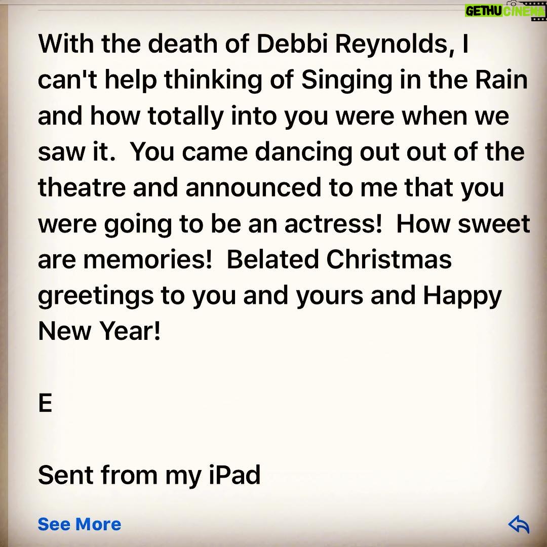 Ellen Pompeo Instagram - From my Aunt Ellen today....who always took me to movies and theatre in NYC as a child ❤️ what a gift