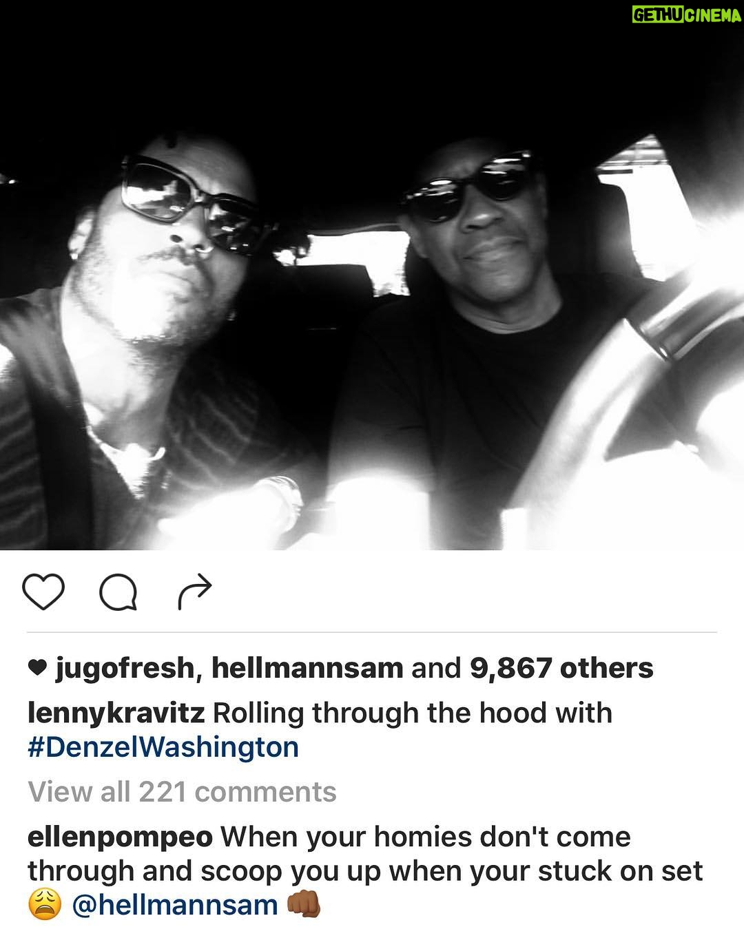 Ellen Pompeo Instagram - @hellmannsam @lennykravitz ππΎππΎππΎ π