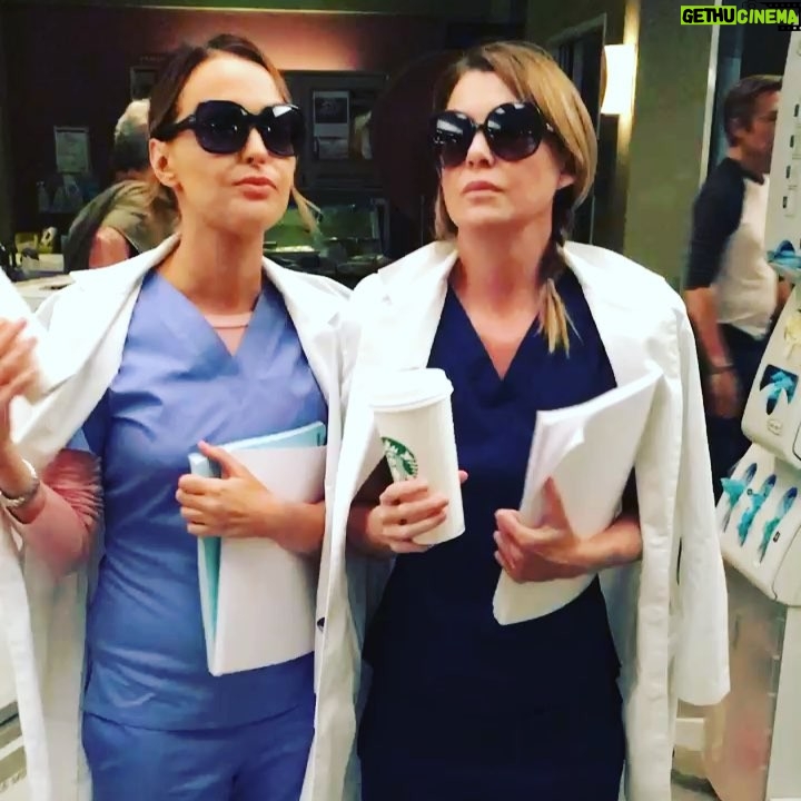 Ellen Pompeo Instagram - Greys Anatomy season 13 tonight 8 o'clock!!!! ... #whosready? #greysanatomy @camillaluddington
