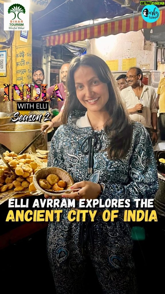Elli AvrRam Instagram - YAY 1st Episode of INDIA with Elli is NOW OUT! ❤️💃🏻 Super excited for all of you to join me this season, as I discover Bihar🤩!! Type: India With Elli on Youtube. @curly.tales @tourismbihargov #patna #indiawithelli #bihar #india #tourism #traveler #vlogging #curlytales #bihartourism #elliavrram #yourstruly Patna, India