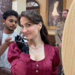 Elli AvrRam Instagram - Thank you for the love❤️🐝 #conjuringkannappan running successfully! #bts #gratitude #elliavrram #yourstruly