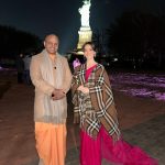 Elli AvrRam Instagram - Still overwhelmed! Received ‘Indian by Heart’❤️ At The Most Influential Indian Awards By Elite Magazine. Grateful!!!🙏 Thank you @puraskar and Team Elite Magazine for acknowledging me and my journey in the Indian film industry, and my travel show ‘India with Elli’. It was probably the most magical evening I have experienced so far! At The Statue of Liberty in New York City! Together with extremely wonderful, hardworking, passionate and inspiring personalities.🌟 wow….I am still in awe of the stories that were shared. Dare to Dream Big and Dare to be Authentic all the way and consistent! That’s the key! Lots of love to my Incredible India🇮🇳 #awardnight #statueofliberty #newyorkcity #elitemagazine #indianbyheart #mostinfluentialindians #daretodream #achieve #enjoythejourney #elliavrram #yourstruly The Statue of Liberty NYC