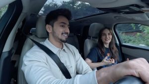 Elli AvrRam Instagram - Hey, guys! Welcome back to 'Long Drive with Faisu.' Aaj ka hamara guest hai woh, jinki wajah se filmo mein glamour ka tadka badh jaata hai, Bigg Boss se lekar Malang tak, inki journey ne sabko entertain kiya hai! Toh chalo, swag se bhari hui @elliavrram ko welcome karein ek masti bhara conversation ke liye, jo hoga full-on entertainment.