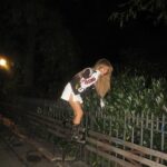 Elliana Walmsley Instagram – pretty sure i saw a rat run by while taking these New York City