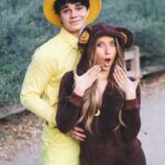 Elliana Walmsley Instagram – happy halloween from the man in the yellow hat and curious george 🍌

📸: @dylanlujano