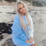 Elliana Walmsley Instagram - basic beach photo type beat Paradise Cove Beach - Malibu