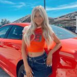 Elliana Walmsley Instagram - let’s go for a ride 🚗🛍❤️ @urbanoutfitters Los Angeles, California