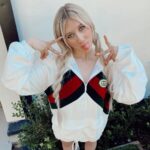 Elliana Walmsley Instagram - feelin gucci 💚❤️ Los Angeles, California