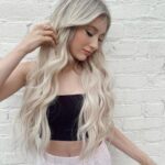 Elliana Walmsley Instagram - blonde hair don’t care 💋💇🏼‍♀️ @hairby_chrissy @mua_nat Beverly Hills, California