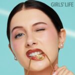 Elliana Walmsley Instagram - AH! SO excited to share my cover for the April/May issue of Girls Life!!!! Check out @girlslifemag and go to girlslife.com/elliana for a sneak peak of the spring beauty issue on newsstands March 19th 💕 Photo: @mikeazria Hair: @georgefrag1 Makeup: @heysophiahutch Styling: @stylelvr Words @katherinehammer