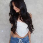 Elliana Walmsley Instagram - ig i have dark hair now @hairby_chrissy