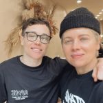 Elliot Page Instagram - Me and my pal @kristinrankinhair! 👋 Kristin is the founder of @thedresscodeproject, the leading organization for gender-affirming hair in the pro-hair industry. The Dresscode Project helps educate and train hairstylists & salon owners to create gender affirming hair spaces across the globe. The organization is empowering the trans community to receive haircuts that help folks look the way they feel by giving support and resources to hairstylists so they can provide transgender affirming hair care. Head to dresscodeproject.com (link in my Story) to learn more.
