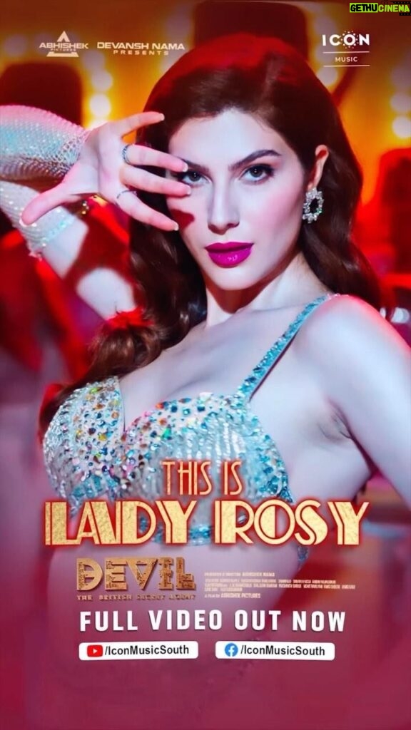 Elnaaz Norouzi Instagram - This is Lady Rosy 💋 Full Song out !!! LINK IN BIO ❤ یه تیکه از آهنگ جدیدم در فیلم دویل , دوست دارین یا نهههه 😘 #ThisIsLadyRosy #ElnaazNorouzi #devilthemovie #telugu #telugucinema #telugusongs Hyderabad City