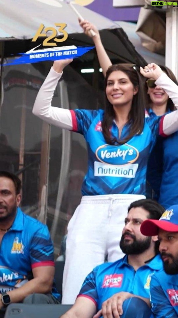 Elnaaz Norouzi Instagram - Celebrating the victory. Here is the “A23 Moments of the Match” of @iamelnaaz from the match between @mumbaiheroesofficial and @bhojpuridabanggsccl Watch #CCL2024 Live on JioCinema and Sony Ten 5. #A23 #CCLSeason10 #Chalosaathkhelein #CCLonJioCinema #CelebrityCricketLeague #JioCinema #A23MomentsoftheMatch @a23rummy @officialjiocinema @sonysportsnetwork