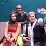 Elnaz Habibi Instagram - قبل اولين اجرا ممنون از استقبال گرمتون ❤️ عكس از فرهاد جاويد👍🏼