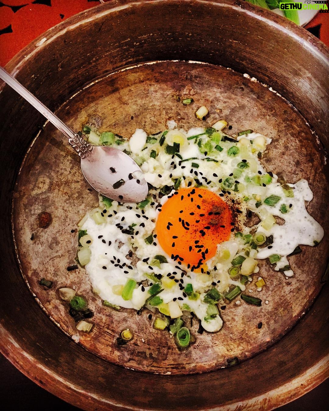 Elnaz Habibi Instagram - صبح بخير عزيزاى دل جمعه خوبى داشته باشيد اينم تخم مرغ خواهر پز دستش درد نكنه🍳