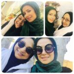 Elnaz Habibi Instagram - همين الان برنامه زنده رود من و بانو مريم سعادت😊😊