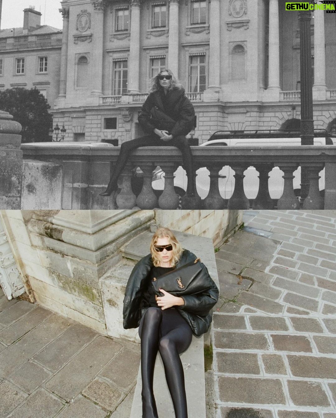 Elsa Hosk Instagram - My 48 hrs in Paris with @ysl for @crfashionbook by @donaribraxton 🖤