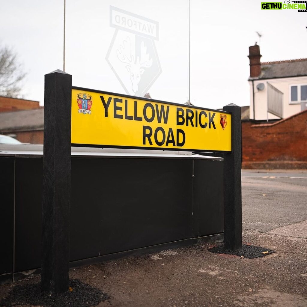Elton John Instagram - 𝒴𝑒𝓁𝓁𝑜𝓌 𝐵𝓇𝒾𝒸𝓀 𝑅𝑜𝒶𝒹. 💛 @eltonjohn has given his blessing to the re-naming of Occupation Road in tribute to his stellar career as a musician & life-long love of Watford FC. ⭐ “Using ‘Yellow Brick Road’ is a really fantastic, clever way for supporters to have played their part in recognising a time when I was here pretty much every day – on this amazing journey with Graham Taylor,” said Elton. “As I’ve said many times before, Watford Football Club has done more for me in my lifetime than I ever did for it.”