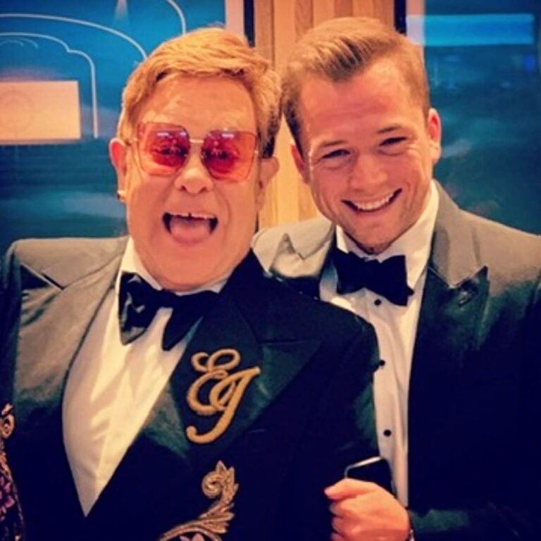 Elton John Instagram - Happy Birthday, Taron! Wishing you a day filled with joy, laughter, and all the good things life has to offer 🚀
