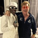 Elton John Instagram - Reflecting on an incredible Friday night at #RockHall2023 - congratulations @rockhall on a brilliant event inducting some of the great musicians of this generation. It was a blast to meet you @missymisdemeanorelliott, @willienelsonofficial, @mrpeterframpton, @flavorflavofficial, @officialdjkoolherc and @chakakhan! 🚀