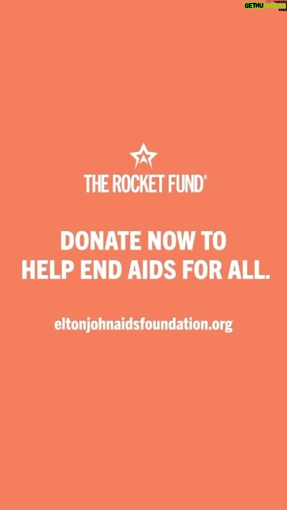 Elton John Instagram - We have the knowledge and the medicines to end AIDS now but the continued stigma surrounding HIV stands in our way. The Rocket Fund will break down these barriers so that we can get everyone tested and on life-saving treatment. Learn more at therocketfund.org 🚀