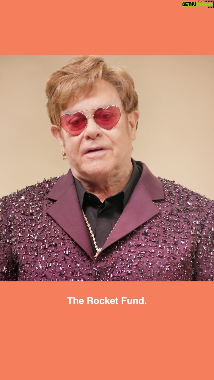 Elton John Instagram - Today, my foundation @ejaf and I are proud to announce the launch of The Rocket Fund, a campaign to redouble our efforts to overcome stigma and inequity and end AIDS for good.ย ๐ Along with our incredible co-chairs - @tani_austin, @davidfurnish, @donatella_versace, and David Geffen - itโs our mission to reach the most vulnerable to make sure no one is left behind ๐ค We need your help to end AIDS for all. Join us! Link in bio for more info.