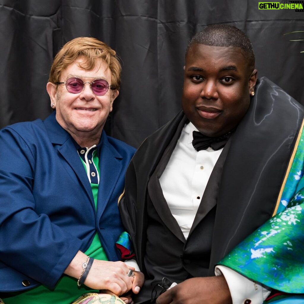 Elton John Instagram - From Rocket Hour to Glastonbury magic, the collaboration continues! Excited to announce @__gabriels__ will be taking the stage at the iconic #EJAFOscars party in support of @ejaf’s meaningful mission to end HIV and create a more compassionate and accepting world❤ We can’t wait to celebrate together with our fabulous co-hosts, @tiffanyhaddish, @nph and @dbelicious, on March 10 ✨