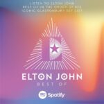 Elton John Instagram - That first look out onto that crowd at Glastonbury blew me away 😍 Listen to the Best Of playlist on Spotify in the order of Sunday’s set list. Link in bio 🚀 📸: @bengibsonphoto Glastonbury Festival