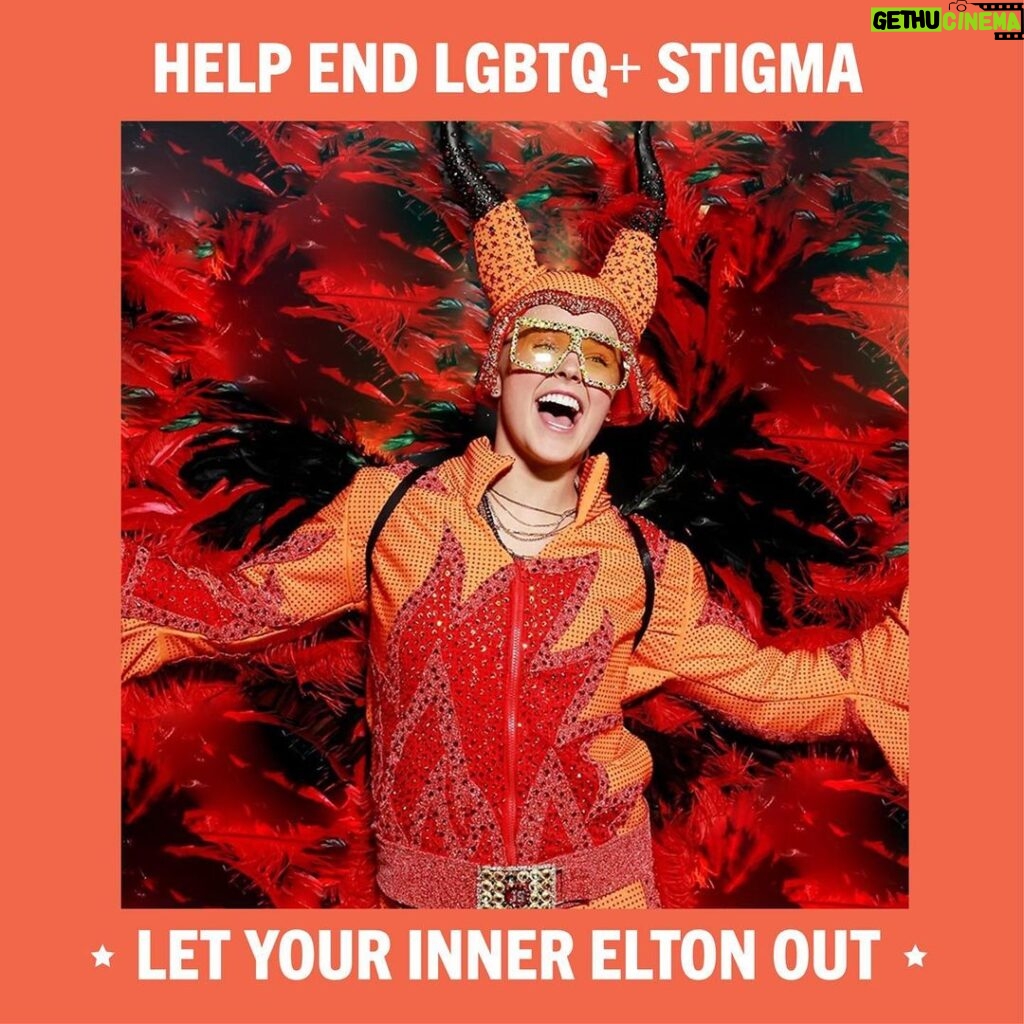 Elton John Instagram - Wow! Thank you everyone for joining me to take a stand against LGBTQ+ stigma in support of @ejaf and our life-saving work. @dollyparton, @mjrodriguez7, @itsjojosiwa, @nph and @dbelicious, your #InnerElton’s are magical and mean the world to me ❤ Ending AIDS takes all of us coming together and I couldn’t be more grateful for the love and unity that we have seen this week. Follow @ejaf to learn more about The Rocket Fund 🚀