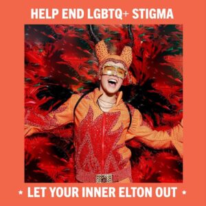 Elton John Instagram - Wow! Thank you everyone for joining me to take a stand against LGBTQ+ stigma in support of @ejaf and our life-saving work. @dollyparton, @mjrodriguez7, @itsjojosiwa, @nph and @dbelicious, your #InnerElton’s are magical and mean the world to me ❤️ 

Ending AIDS takes all of us coming together and I couldn’t be more grateful for the love and unity that we have seen this week. 

Follow @ejaf to learn more about The Rocket Fund 🚀