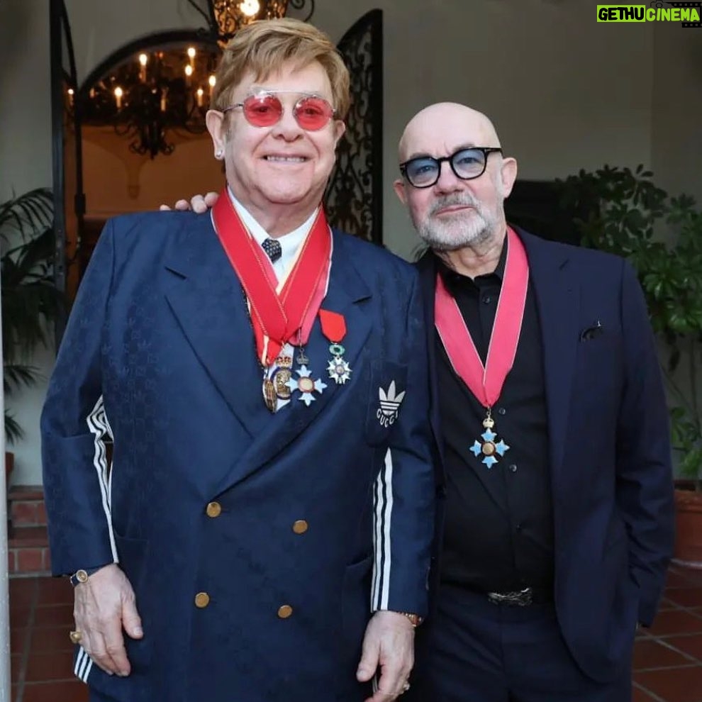 Elton John Instagram - Happy Birthday, Bernie!