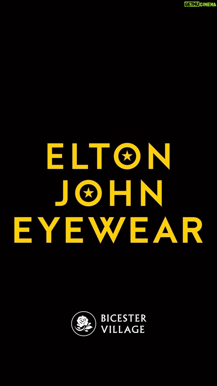 Elton John Instagram - NOW OPEN! I’m incredibly proud to announce the global launch of @eltonjohneyewear through Elton John Pops Up! at Bicester Village. Alongside the collection of opticals and sunglasses (each designed by me!) the pop-ups will include: 🎶 Music - LPs, boxsets and albums
🕺Some of my favourite memorabilia
👕Highly-collectible signed merchandise
🎨Unique artworks
📸Rare photography ⏰One-off, limited-edition pieces
AND when you look good, you do good. 10% of all sales* from the pop-up will be donated to @ejaf to help end the stigma that stands in our way of an AIDS-free future.
(*exclusions apply)
Come on down!
#EltonFarewellTour