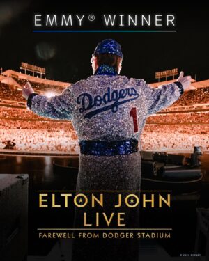 Elton John Instagram - We won an Emmy and I am on cloud nine!! Receiving this recognition is a testament to the passion and dedication of everyone involved, and I am so deeply grateful.
 
Whilst I am gutted that I couldn’t be there to accept this award in person– I recently underwent a knee operation, a gentle reminder, perhaps, of a lifetime spent jumping off pianos (see pic 2!) - my heartfelt thanks go out to the @televisionacad and all those who took the time to vote. This award reflects the collective effort and creativity of an amazing team…
 
I want to express my deepest gratitude to @disneyplus, @davidfurnish, @lukelloyddavies, @mrbenwinston, and the entire @fulwell73productions and @rocketentertainment teams for your commitment to bring this to life.
 
A special acknowledgment goes to the exceptional band and the entire crew of the Farewell Yellow Brick Road tour. Your commitment and talent have always been the driving force that keeps our incredible fans entertained night after night. 
 
Thank you to my incredible special guests @dualipa, @brandicarlile, and Kiki Dee plus @bernietaupinofficial for joining me on stage that special night. 
 
Thank you to all the fans, friends, and collaborators who have supported me throughout the years. 
  
Honoured to have joined the hallowed ranks of EGOT winners, here’s to the joy of music and the magic it brings to our lives!

📸: @bengibsonphoto