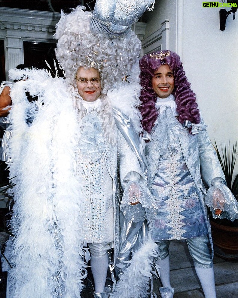 Elton John Instagram - Congratulations @thesandypowell on your @bafta Fellowship Award. With love from two of your biggest fans, E and D 🚀❤️ @davidfurnish 📸 #AlanDavidson