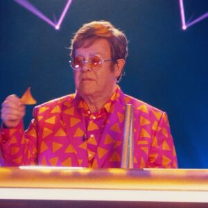 Elton John Instagram - #Doritos_Partner Triangle Player of the Year has a nice *ding* to it! 🔺 show your love on admeter.ustatoday.com