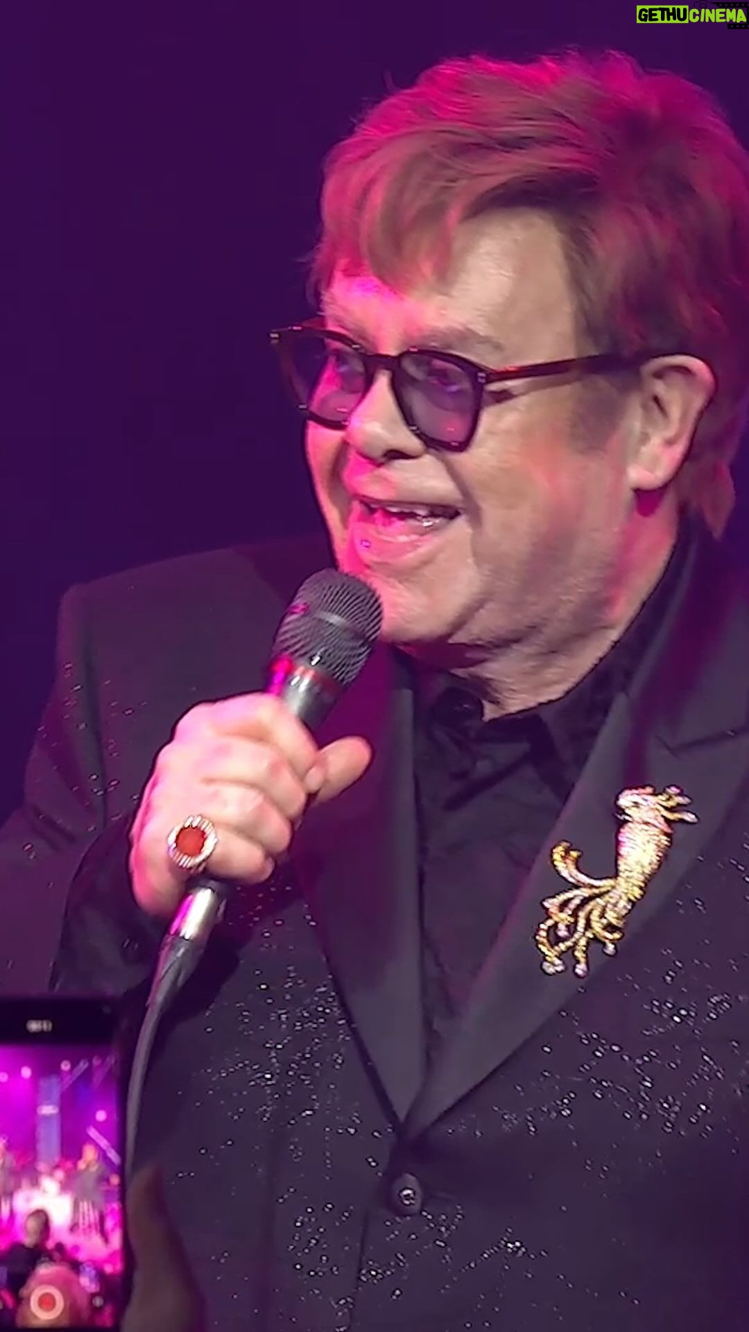 Elton John Instagram - ARE YOU READY FOR LOVE ❤️ Grateful to have had the opportunity to perform together again at #EJAFOscars 🌟 🚀