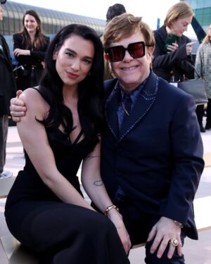 Elton John Instagram - A magical evening for a magical collection. Congratulations, @donatella_versace ✨