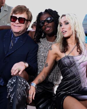 Elton John Instagram - A magical evening for a magical collection. Congratulations, @donatella_versace ✨