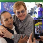 Elton John Instagram - What a week it’s been visiting @ejaf and @pepfar HIV prevention and care projects in Johannesburg with Congress leaders to celebrate what the past 20 years of funding has achieved – saving lives and creating brighter futures for millions of people. @davidfurnish and I were thrilled to meet so many young people taking part in @ejaf programmes. Through innovative tech we are helping young people talk about sex, love and relationships and supporting their mental and sexual health. The future is theirs for the taking! We must keep our foot on the accelerator to continue this remarkable progress in partnership with @pepfar. My thanks go to all of the amazing medical staff, youth mentors, educators and of course those wonderful young people we met along the way. Til next time South Africa! #HIV #AIDS #PEPFAR20 #Triggerise #BWiseHealth #Praekelt