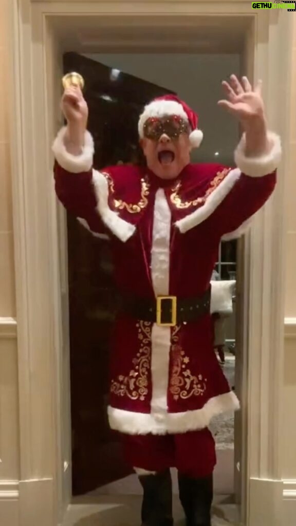 Elton John Instagram - 🎄🎶 Step into Christmas, let’s join together. We can watch the snow fall forever and ever 🎶 🎄