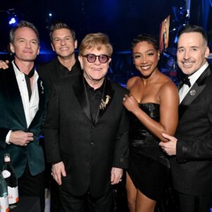 Elton John Instagram - Making memories while making a difference for those impacted by HIV/AIDS 🧡 Here’s to an incredible night at #EJAFOscars!