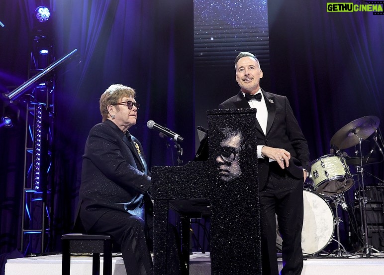 Elton John Instagram - I woke up today full of gratitude and love! #EJAFOscars is a night that means so much to us and the people that @ejaf supports. In just one night, we raised an incredible $10.8million that will reach the communities who are most vulnerable to HIV with the compassionate care they deserve. Thank you from all of us at the Foundation. 📸: @gettyimages West Hollywood Park